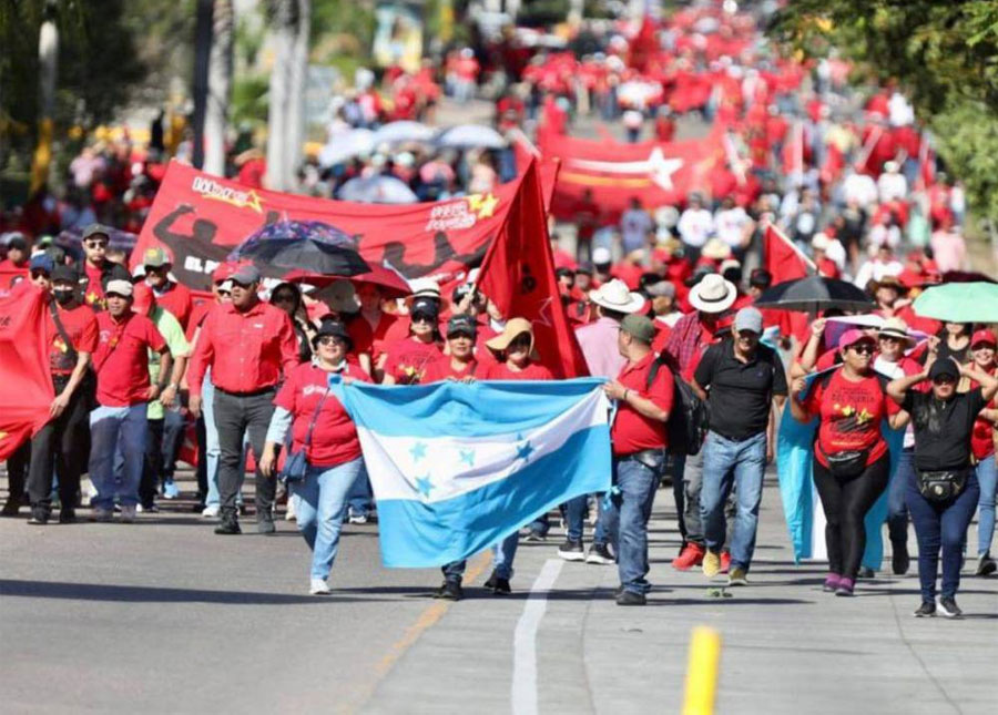 Marcha de LIBRE en San Pedro Sula revela fragilidad interna y afecta campaña de Rixi Moncada